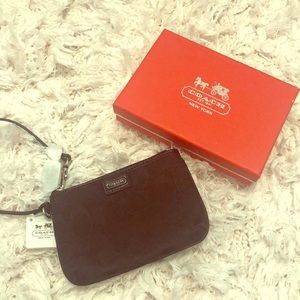 Black Coach wristlet